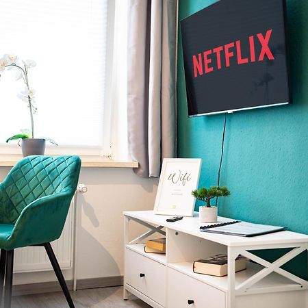 Apartmento Blue Magdeburg - Zentral - Wifi - Netflix Buitenkant foto