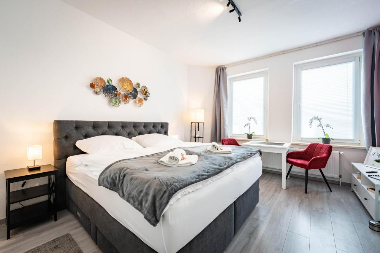 Apartmento Blue Magdeburg - Zentral - Wifi - Netflix Buitenkant foto