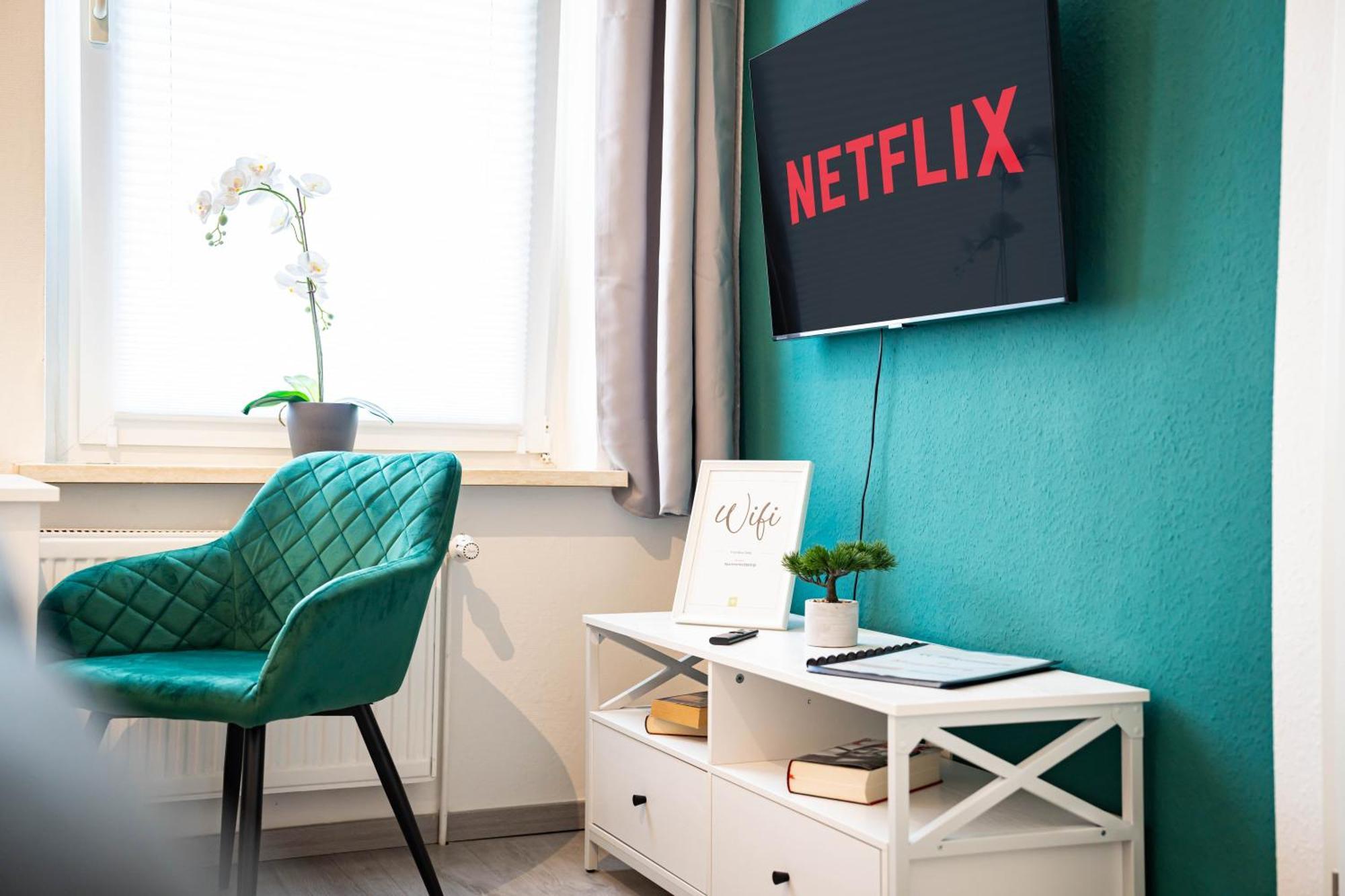 Apartmento Blue Magdeburg - Zentral - Wifi - Netflix Buitenkant foto